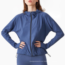 Chaqueta de ropa activa con cremallera liviana